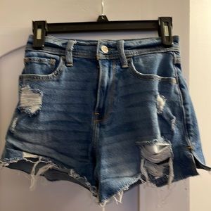 Hollister high rise vintage jean short - size 0 waist 24
